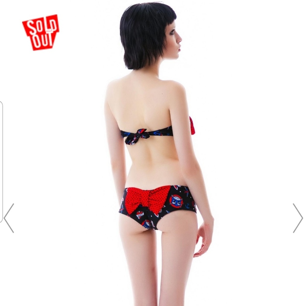 Too Fast Pinup Sailor Jerry bow bikini Ariel swim